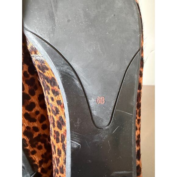 Talbots Leopard Print Pointy Toe Low Heel Flats Business Casual Dress Shoe Sz 6B - Picture 8 of 10